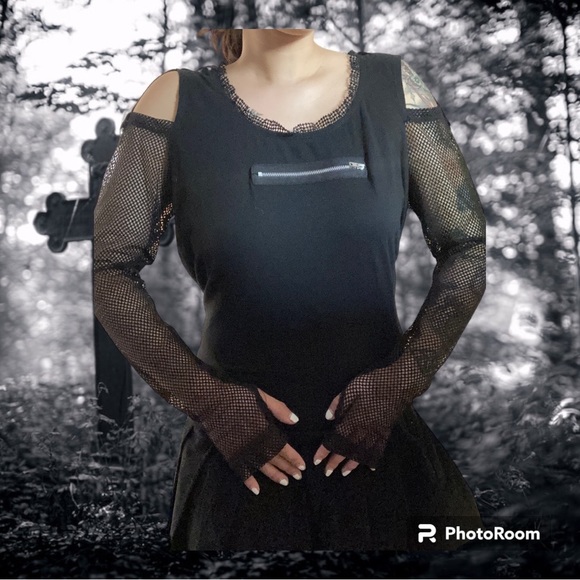 Tripp nyc fishnet top - Picture 1 of 1